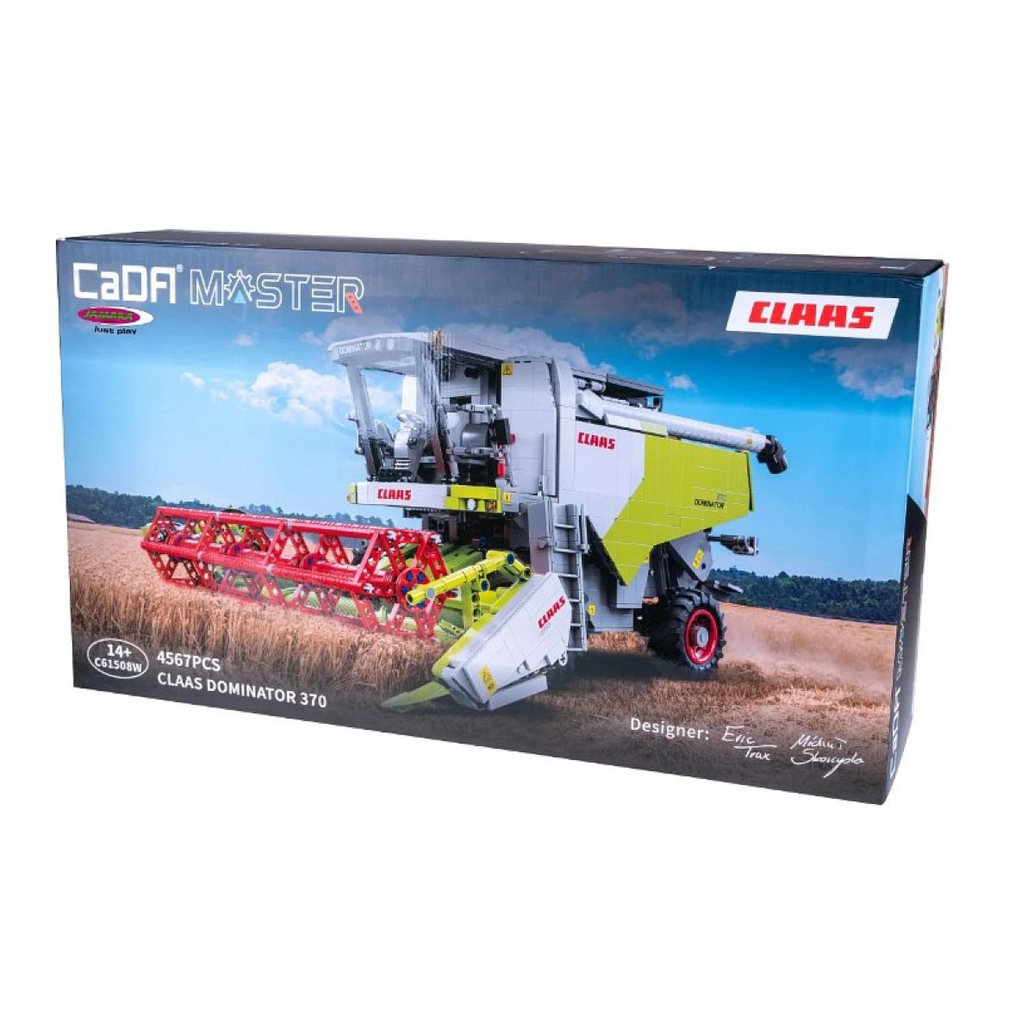 Voir la diapositive 3 : Jamara CaDA Claas Dominator 370 1:18 2,4GHz Bricks