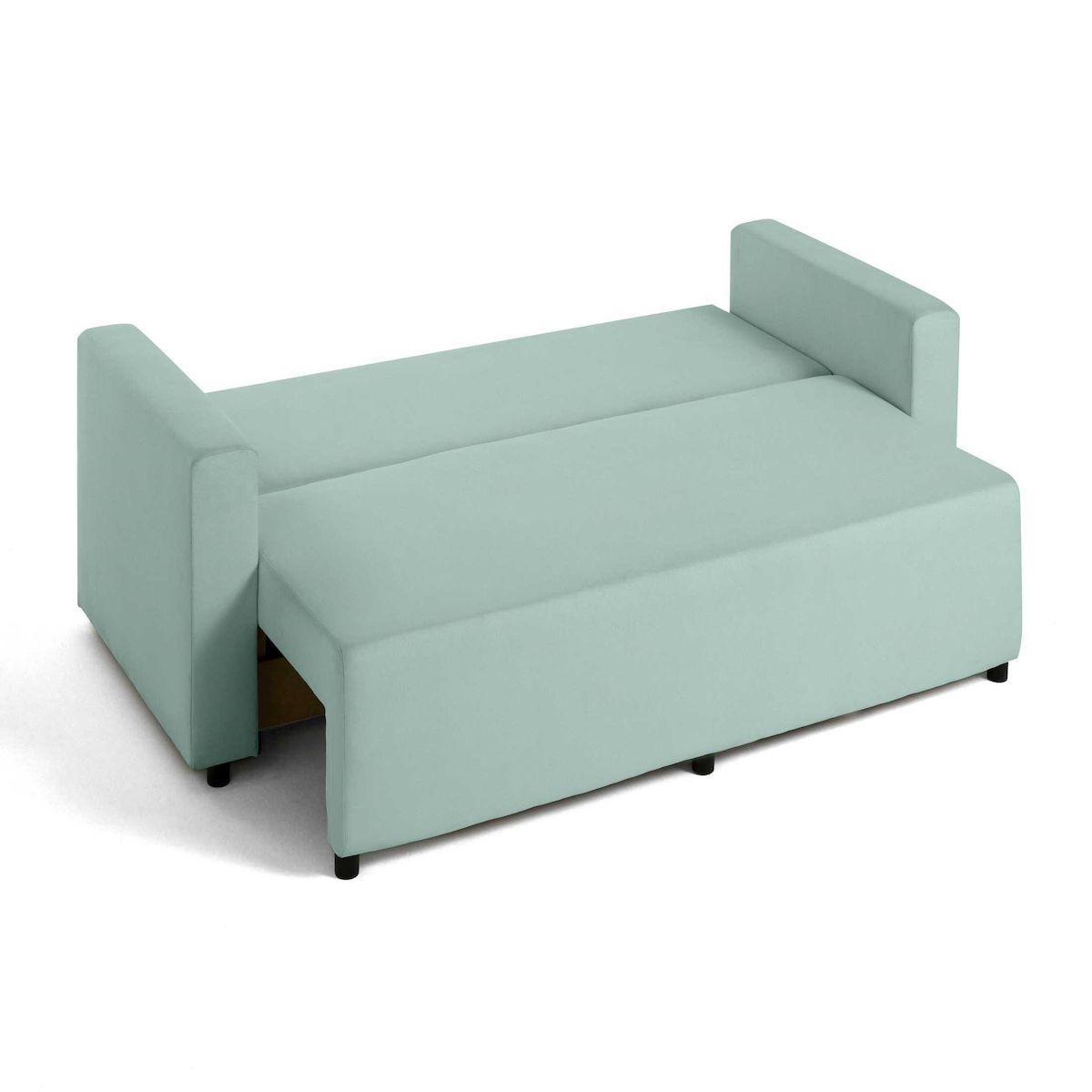 BEST MOBILIER Regala - canapé 3 places - convertible avec coffre - en tissu