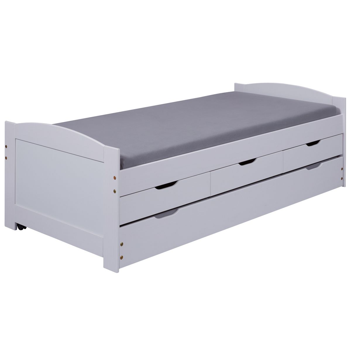 Lit gigogne 2 couchages 90x200 cm + 3 tiroirs ULLI