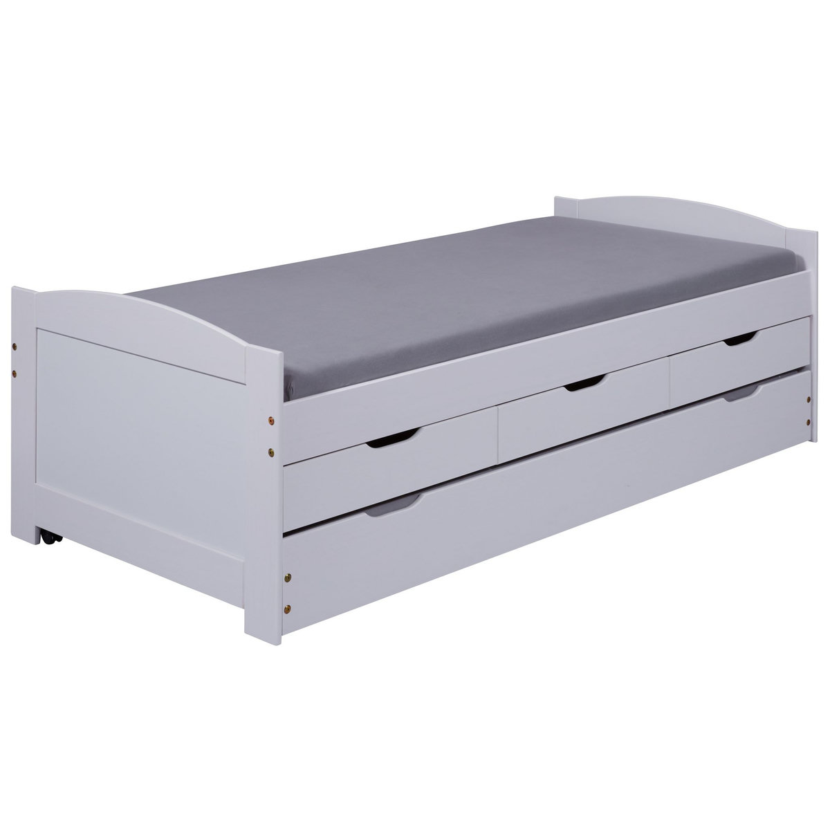 Lit gigogne 2 couchages 90x200 cm + 3 tiroirs ULLI