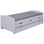 Voir la diapositive 3 : Lit gigogne 2 couchages 90x200 cm + 3 tiroirs ULLI