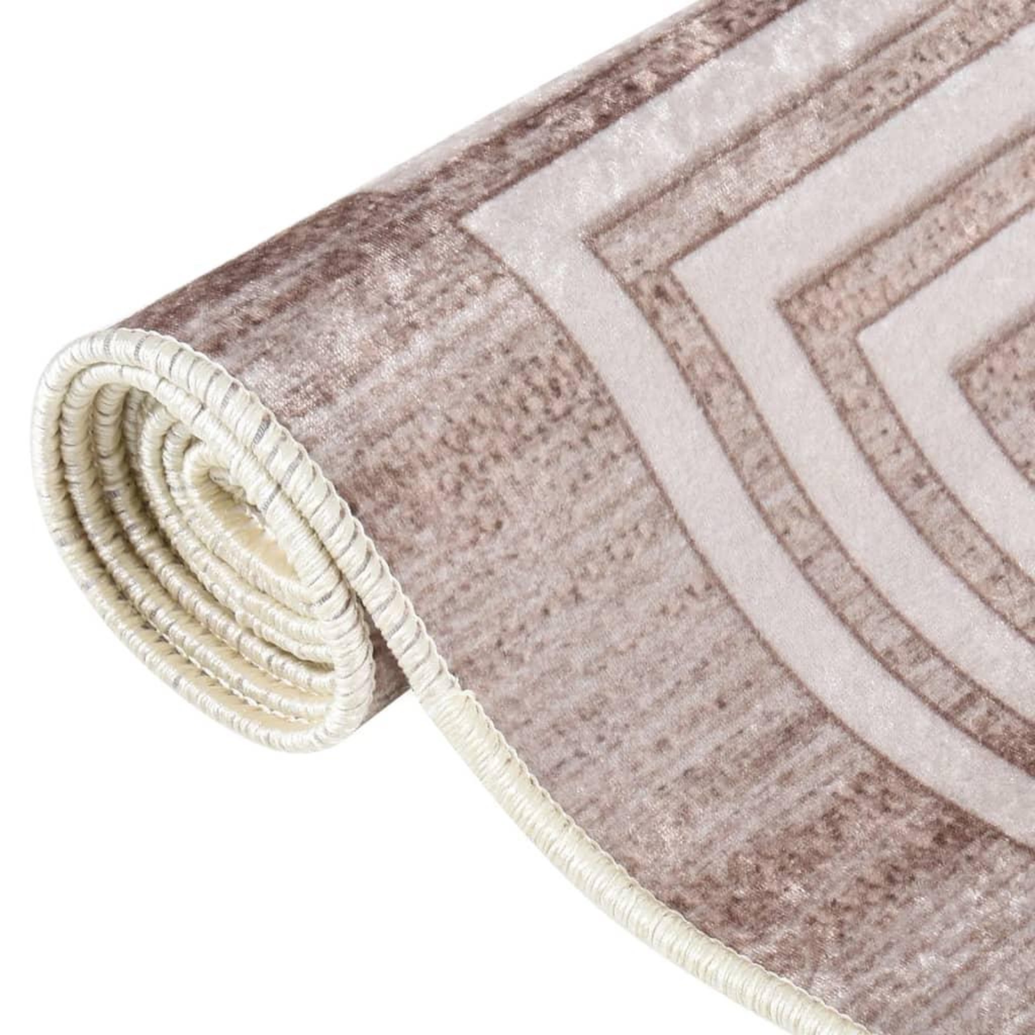 Voir la diapositive 3 : VIDAXL Tapis lavable antiderapant 160x230 cm beige