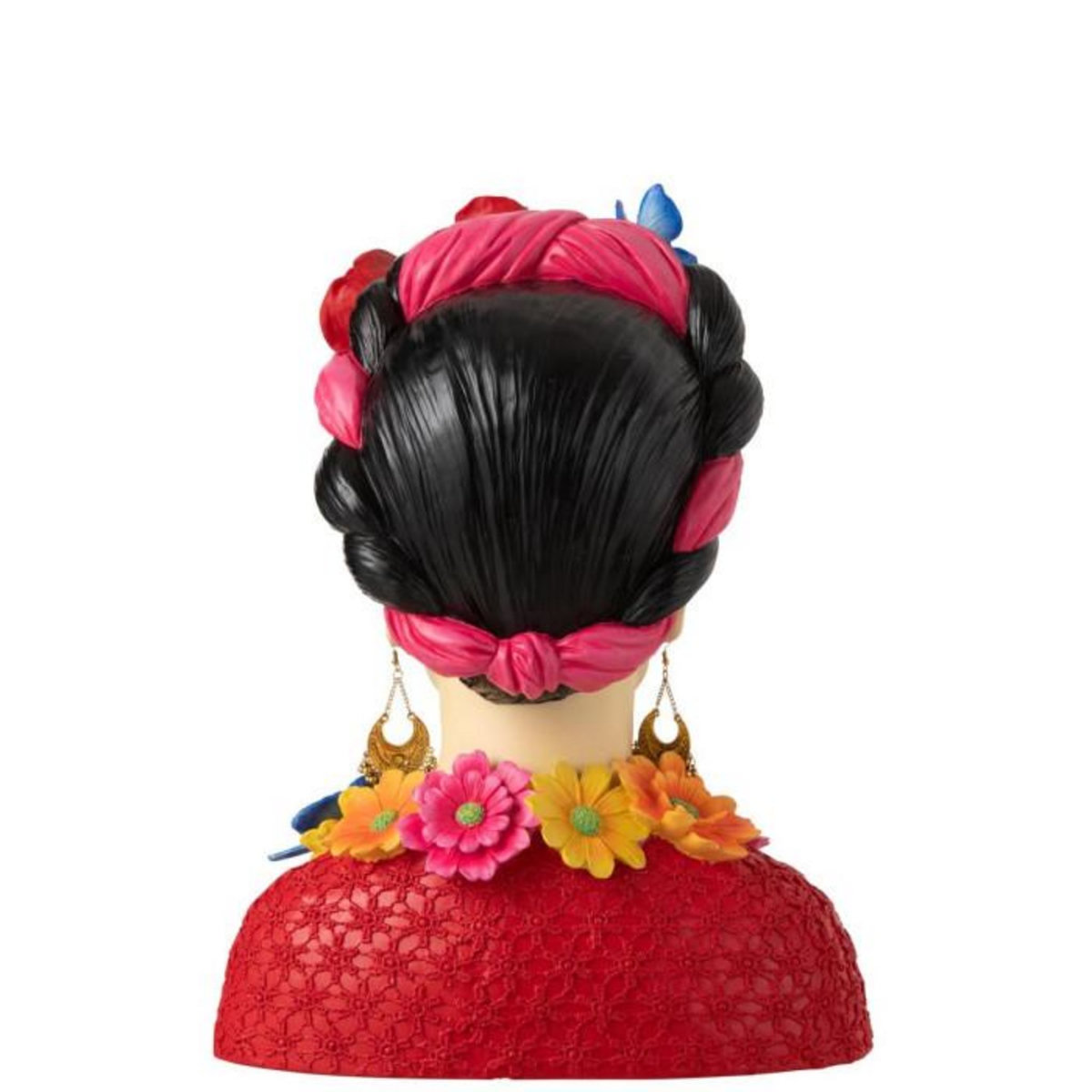 Paris Prix Statuette Déco Buste  Frida Khalo  40cm Multicolore