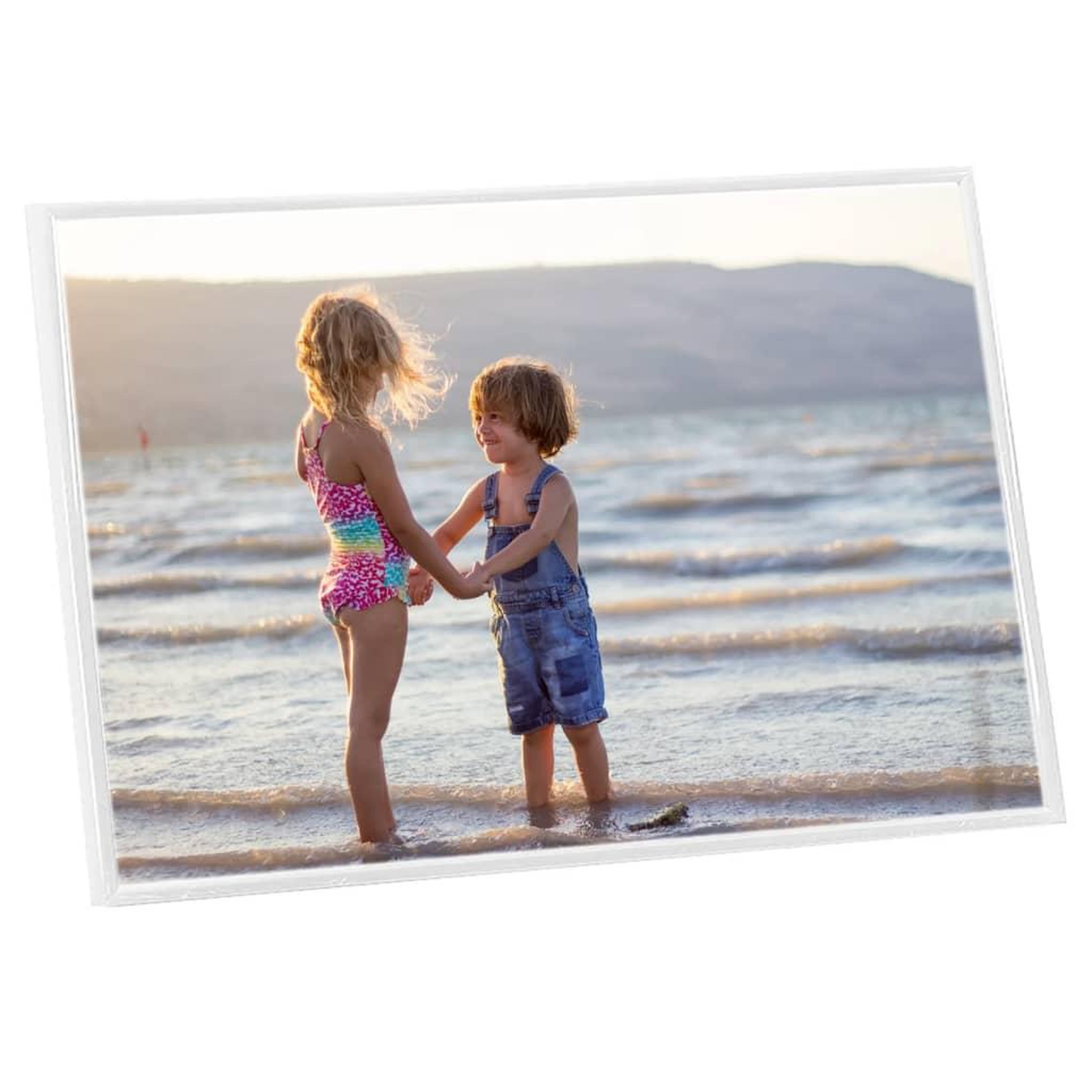 Voir la diapositive 4 : VIDAXL Collage de cadres photo 3 pcs au mur table Blanc 21x29,7 cm MDF
