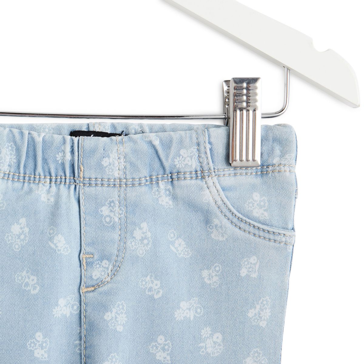 INEXTENSO Jean à fleurs bébé fille