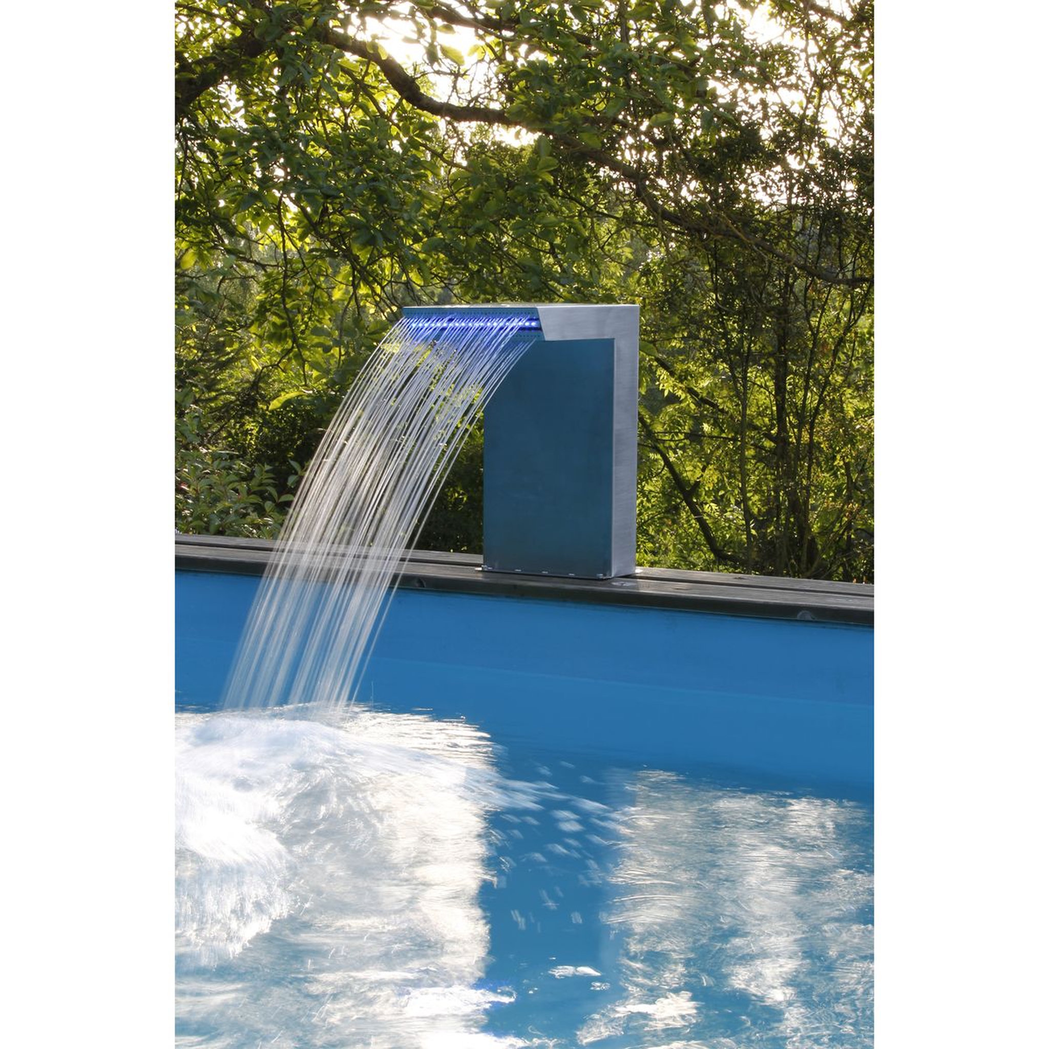 Voir la diapositive 1 : UBBINK Cascade led pour piscine et étang - STRAIGHT LED