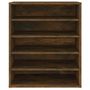 Voir la diapositive 5 : VIDAXL Meuble a chaussures Chene fume 60x35x70 cm Bois d'ingenierie