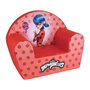 Voir la diapositive 2 : Fun House FUN HOUSE Miraculous Fauteuil club Lady Bug - l.52 x P.33 x H.42 cm - Pour enfant origine France garantie