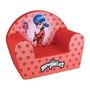 Voir la diapositive 2 : Fun House FUN HOUSE Miraculous Fauteuil club Lady Bug - l.52 x P.33 x H.42 cm - Pour enfant origine France garantie
