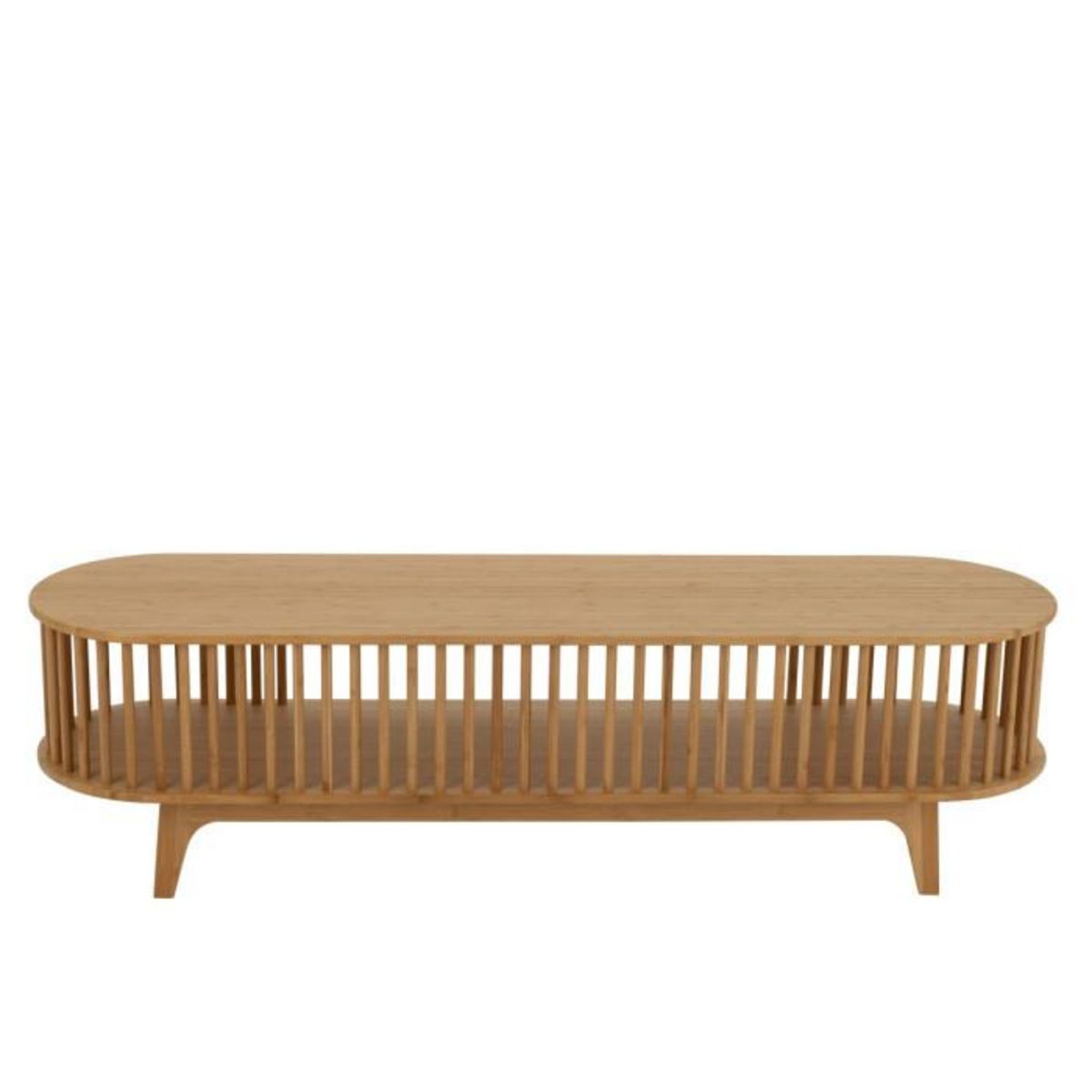 Paris Prix Meuble TV en Bambou  Live  150cm Naturel