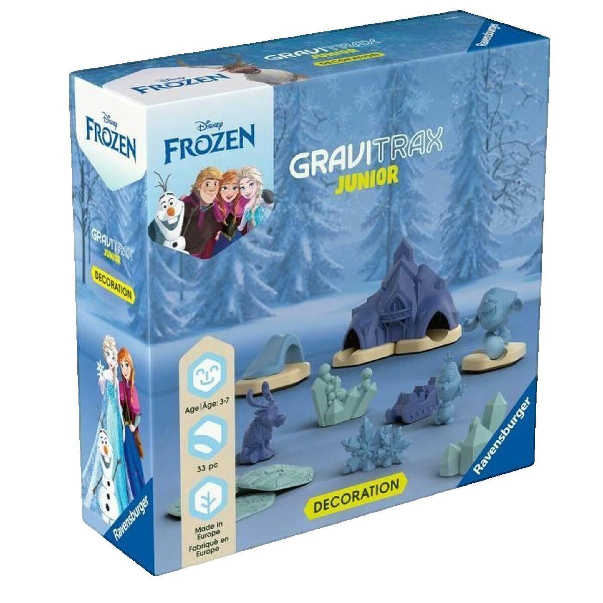 Voir la diapositive 2 : RAVENSBURGER Jeu Ravensburger GraviTrax Junior - Extension Frozen