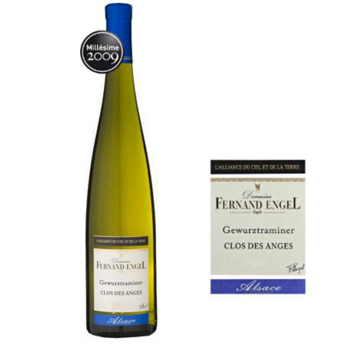 Domaine Fernand Engel Alsace Gewurztraminer  Clos des Anges Blanc 2009