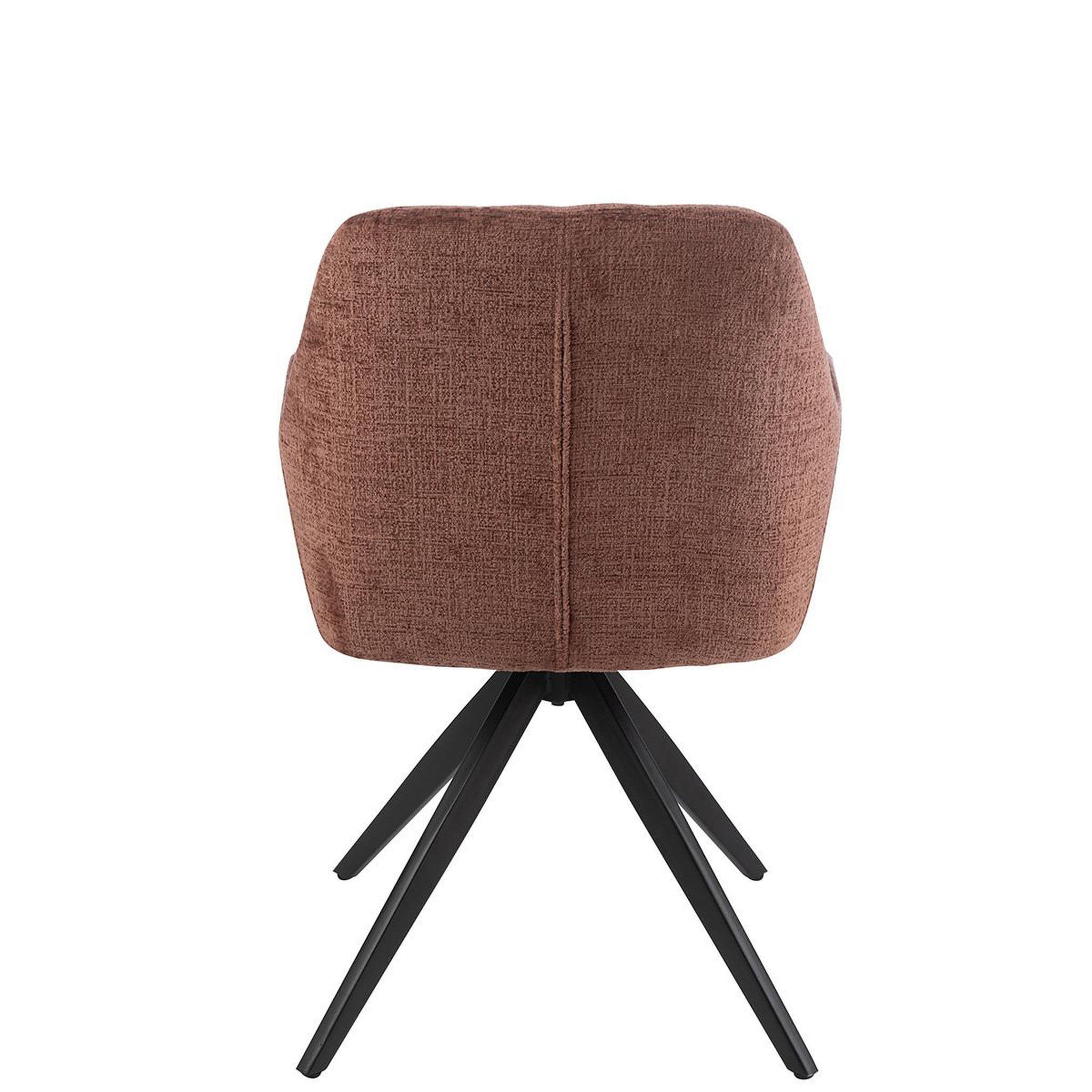 Voir la diapositive 4 : J-LINE Chaise design  louna  85cm marron