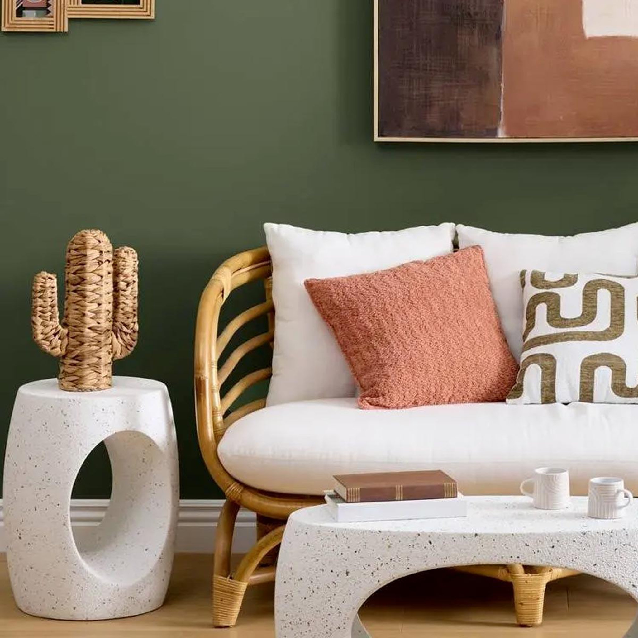 Voir la diapositive 2 : ATMOSPHERA Cactus déco  hacienda  35cm naturel