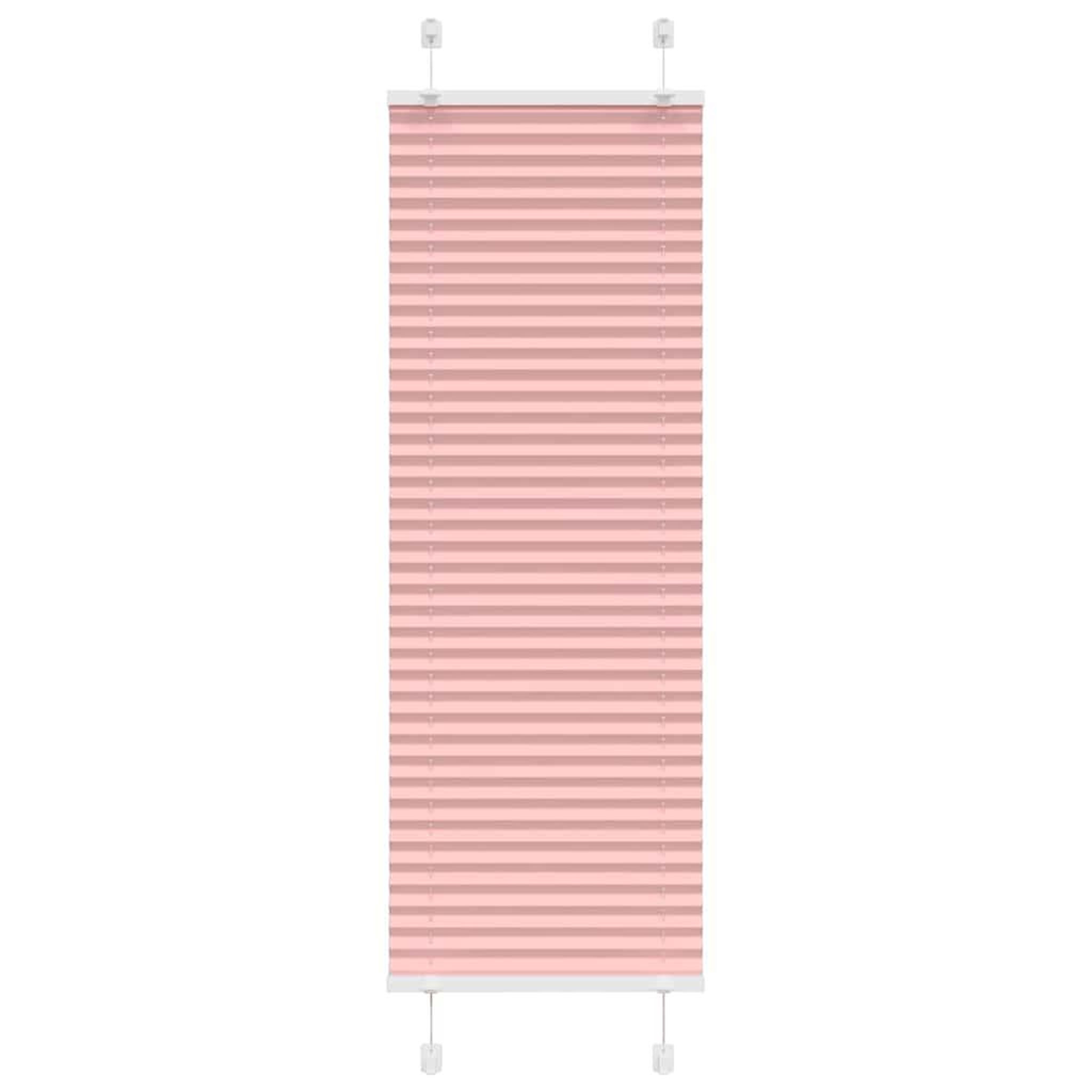 VIDAXL Store plisse rose 40x100 cm largeur du tissu 39,4 cm polyester