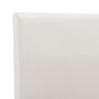 VIDAXL Cadre de lit Blanc Similicuir 180 x 200 cm
