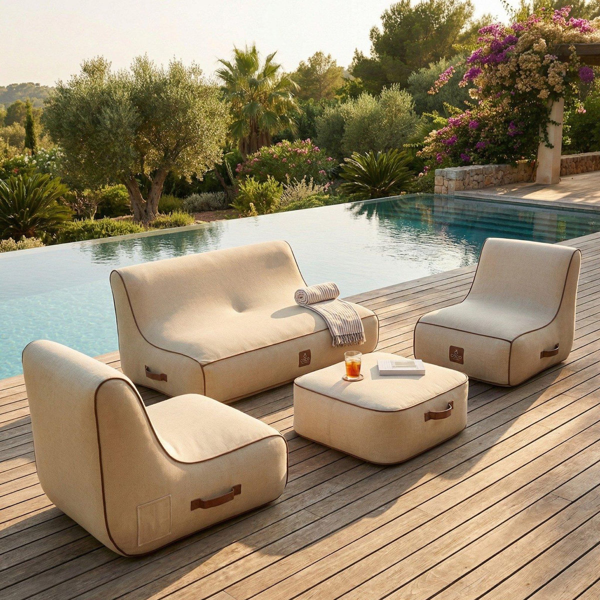 COCO LOUNGE Coco Lounge Salon de jardin gonflable - Plusieurs coloris disponibles