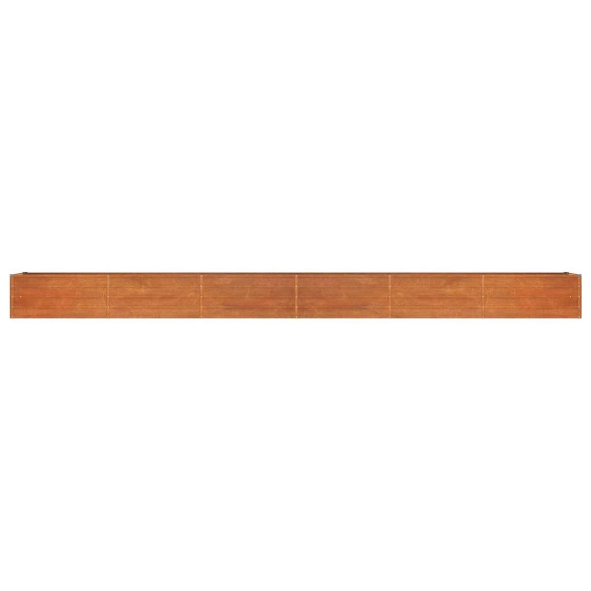 VIDAXL Lit sureleve de jardin rouille 600x80x45 cm acier corten