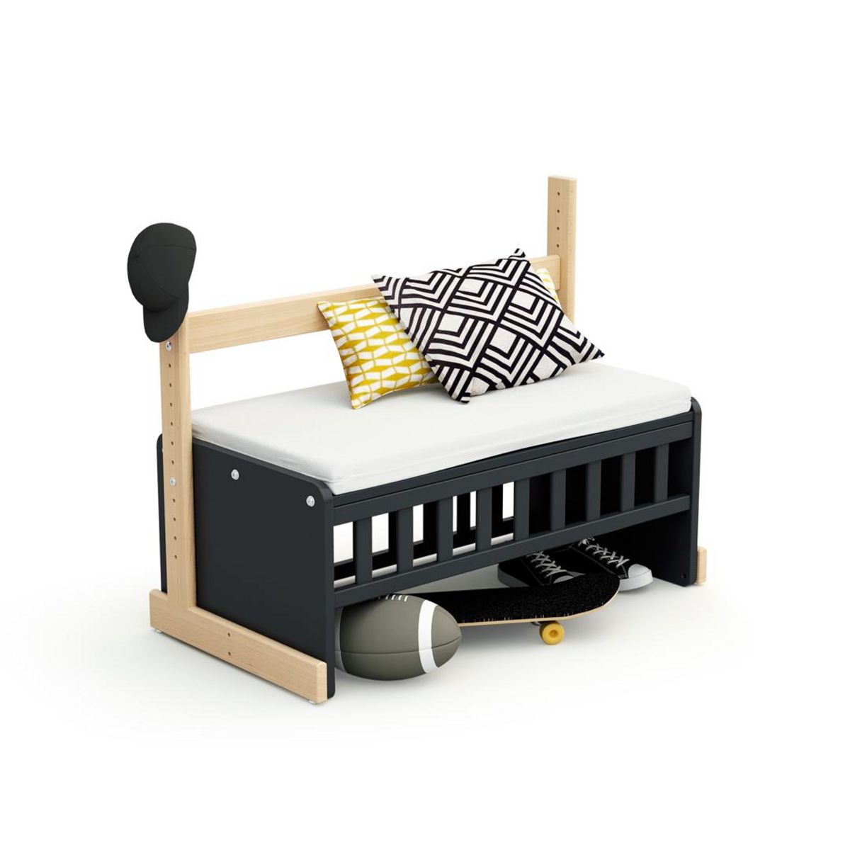 AT4 Berceau cododo évolutif CONFORT en bois