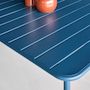 Voir la diapositive 4 : SWEEEK Table de jardin métal 6-8 places, Amelia 160x90xH72.5cm