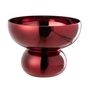 Voir la diapositive 2 : Paris Prix Photophore Design Bol  Cléa  23cm Rouge Foncé