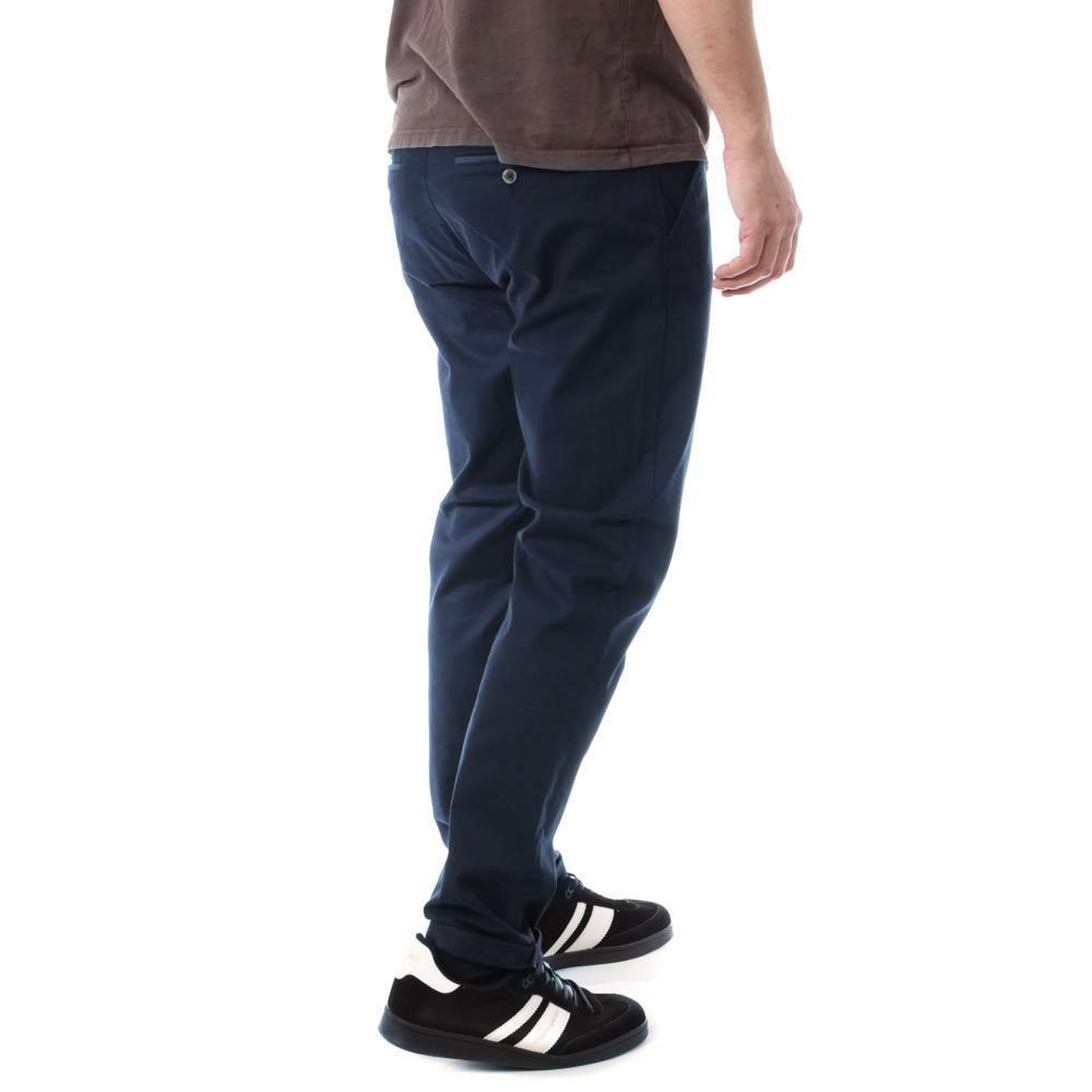 Voir la diapositive 2 : PANAME BROTHERS Pantalon Chino Marine Foncé Homme Paname Brothers Costa1