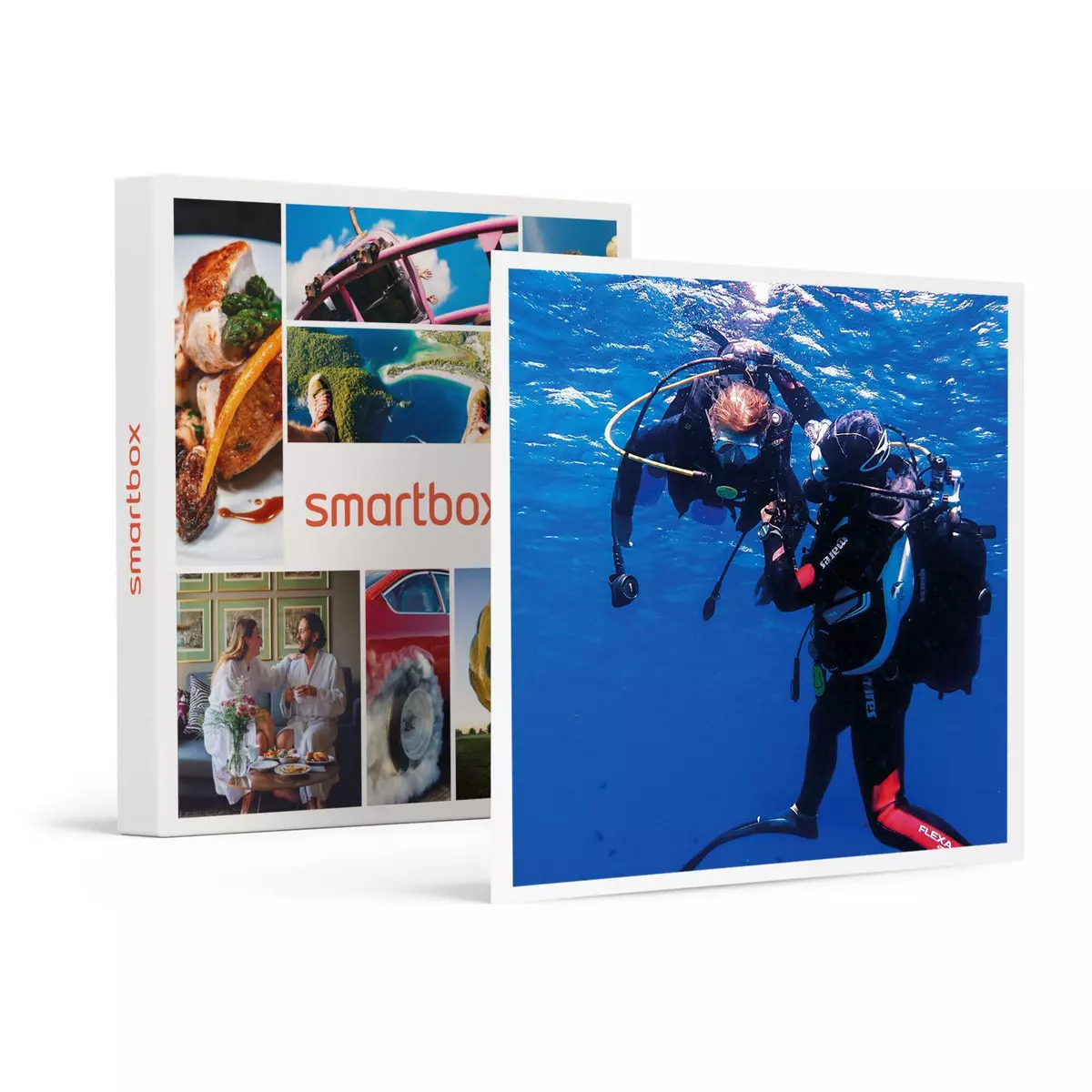Smartbox Attestation de plongée PE12 avec baptême et 2 plongées de formation à Calvi - Coffret Cadeau Sport & Aventure