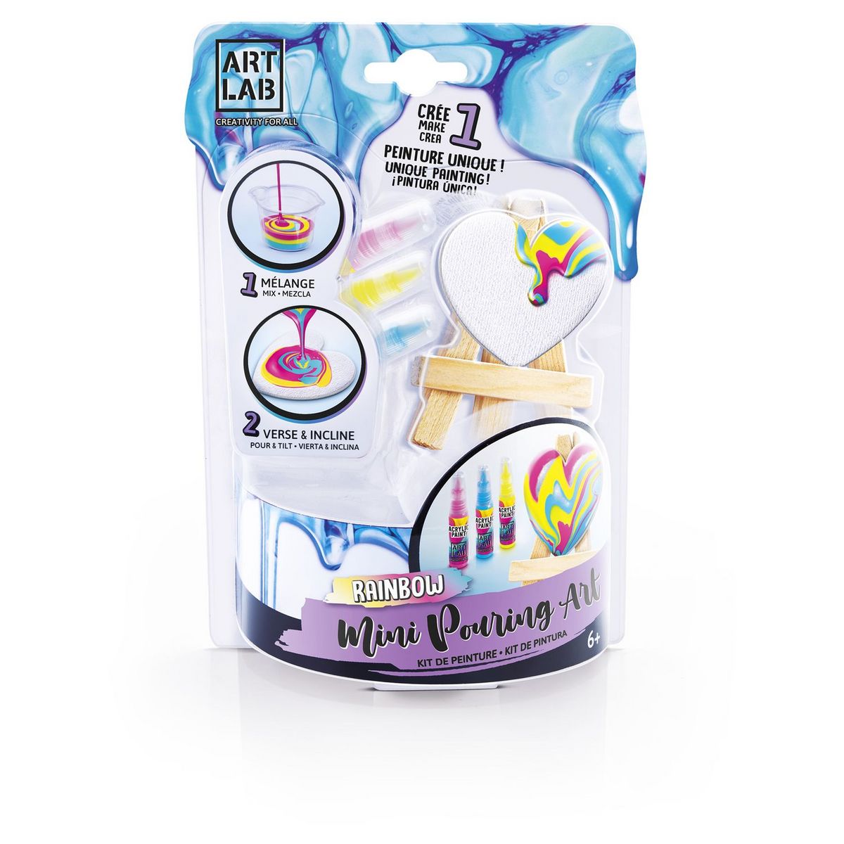 CANAL TOYS Kit Pouring paint mini chevalet
