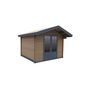 Voir la diapositive 2 : Woodlife garden Abri de jardin composite - 14,44m²- marron 