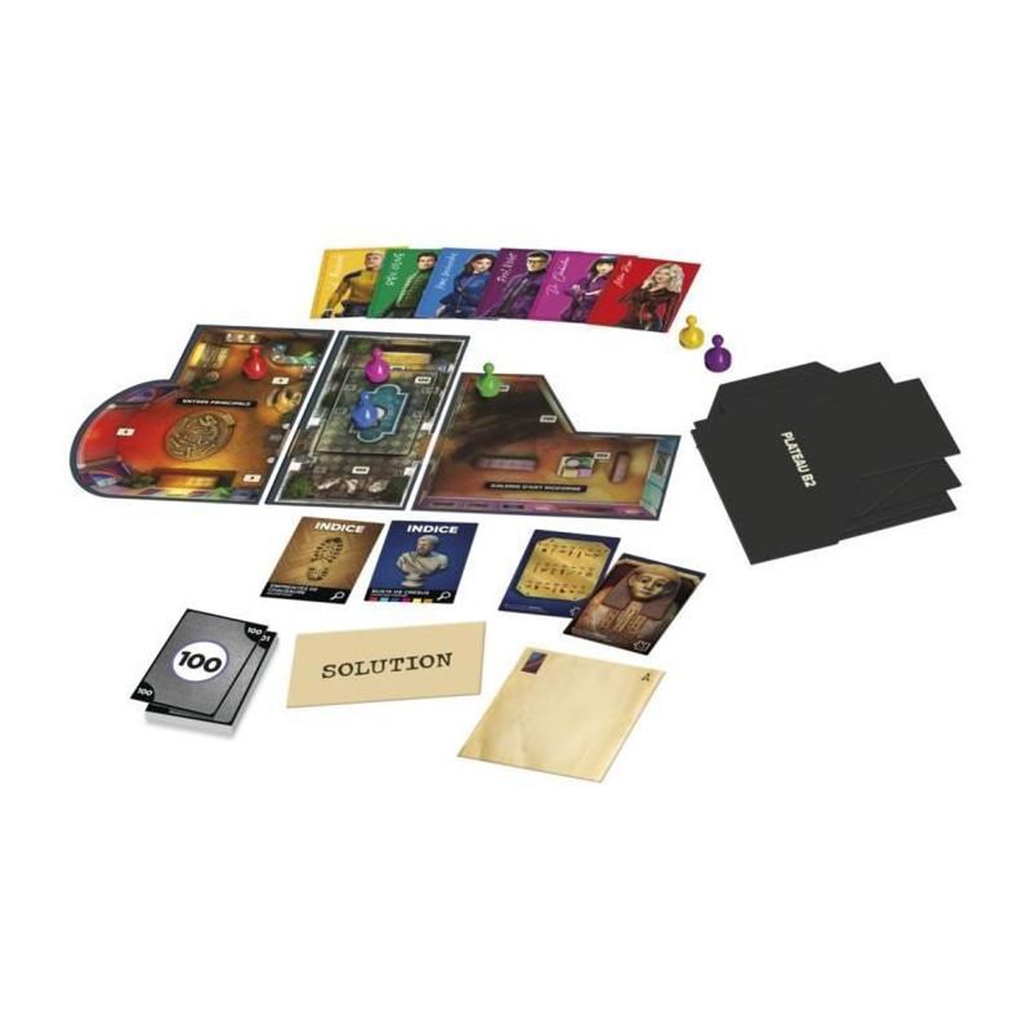 Voir la diapositive 2 : HASBRO Cluedo Vol au musée - jeu d'enquete façon Escape Game - jeu de plateau coopératif familial - a partir de 10 ans - 1 a 6 joue