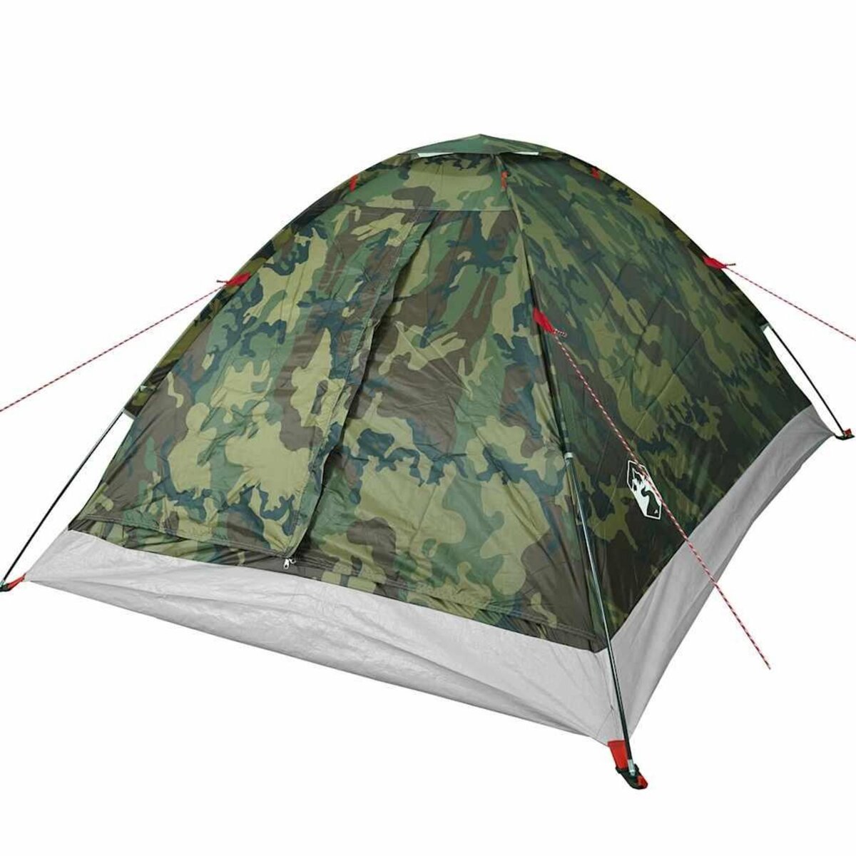 VIDAXL Tente de camping a dome 4 personnes camouflage impermeable