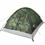 Voir la diapositive 5 : VIDAXL Tente de camping a dome 4 personnes camouflage impermeable