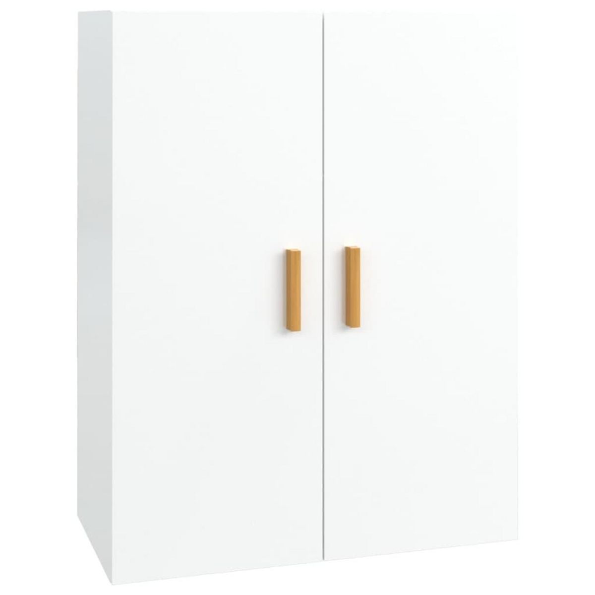 VIDAXL Armoire murale suspendue Blanc brillant 69,5x34x90 cm