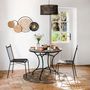 Voir la diapositive 4 : ATMOSPHERA Tapis rond en jute 120 cm Living pois