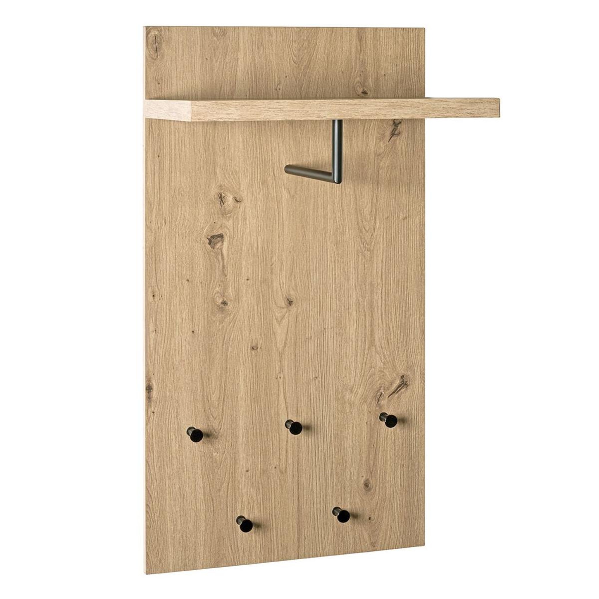 Paris Prix Porte-manteau mural  fama  90cm chêne & noir
