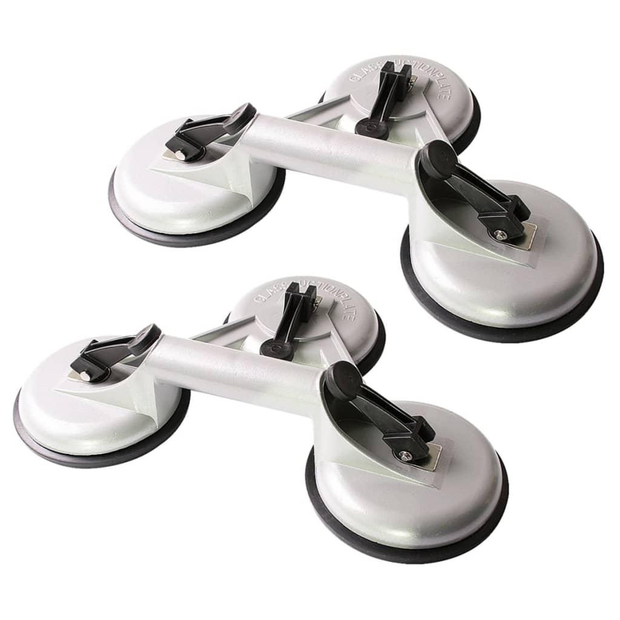 Voir la diapositive 2 : PROPLUS ProPlus Appareils de levage a vide avec 3 ventouses 2 pcs Aluminium