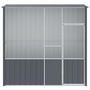 Voir la diapositive 3 : VIDAXL Cage a oiseaux anthracite 215x78x200 cm acier galvanise