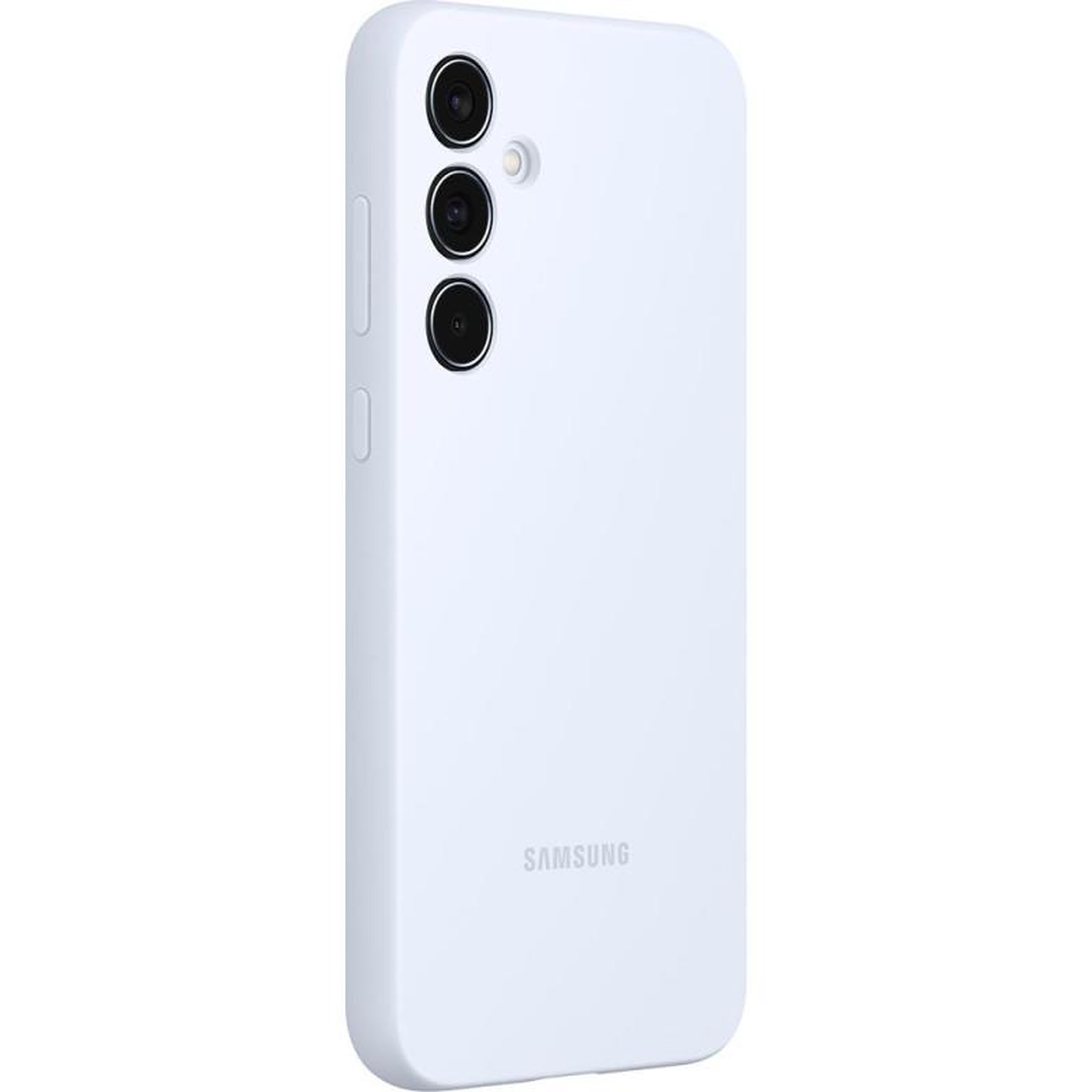 Samsung Coque en silicone pour Samsung Galaxy A35 5G Bleu Polaire