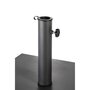 Voir la diapositive 2 : HESPERIDE Pied de parasol - 20 kg - Anthracite