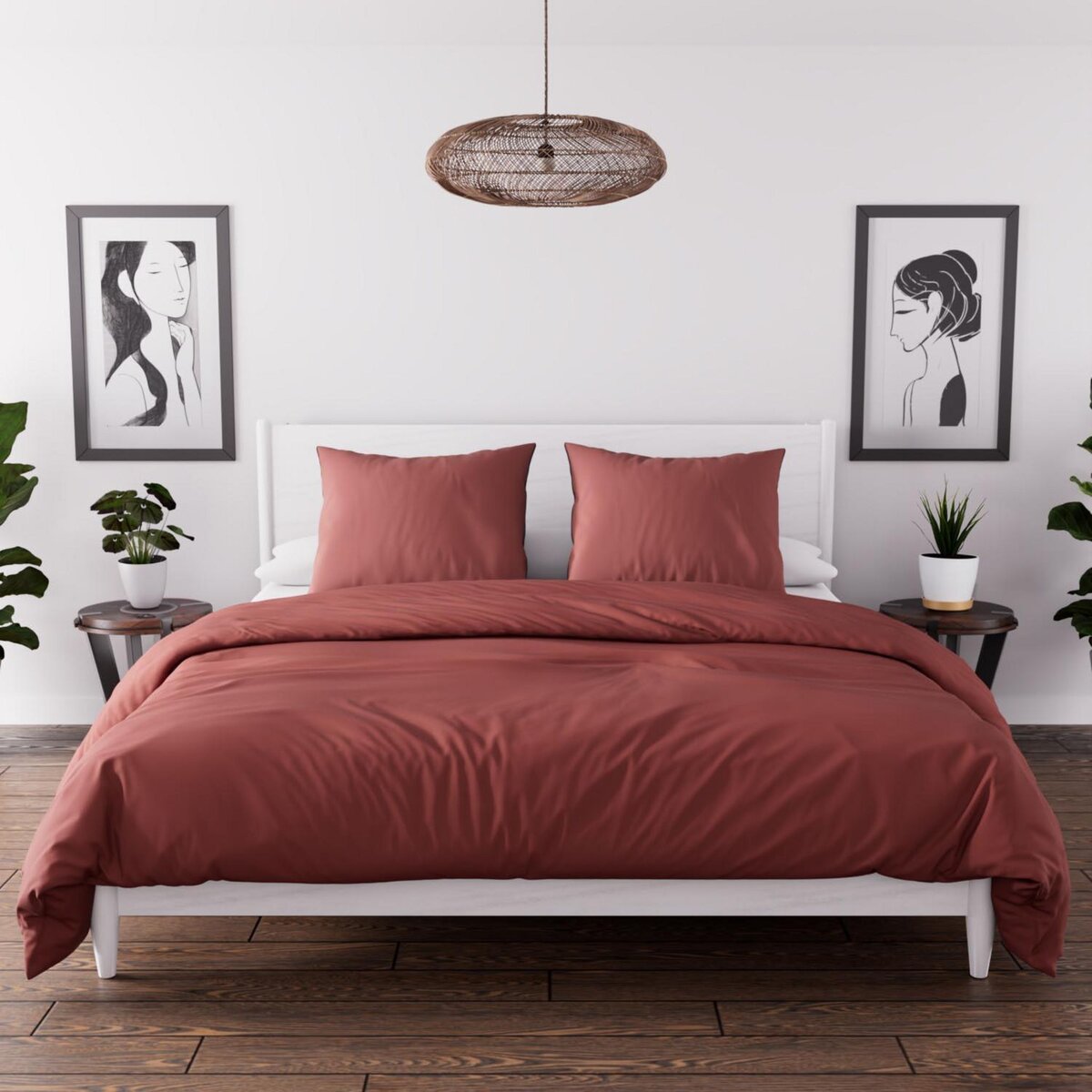 SOLEIL D'OCRE Ensemble couette et parure 7 Pièces BOHEME, par Soleil d'ocre