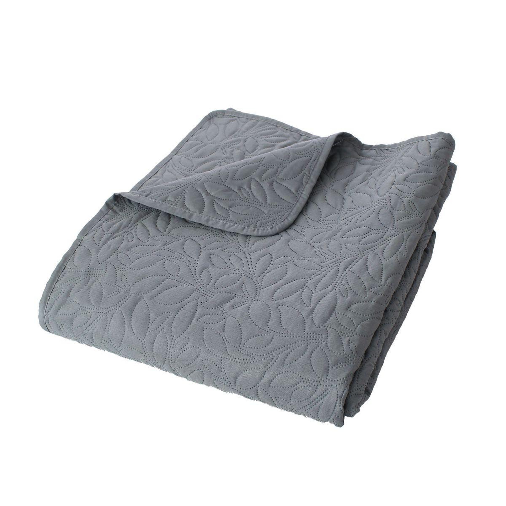 ENJOY HOME Couvre-lit en microfibre  rosa  220x240cm gris