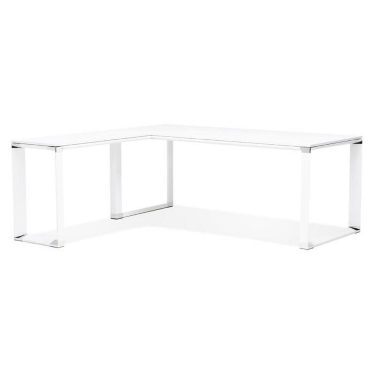 Paris Prix Bureau d'Angle Design  Hovik  200cm Blanc