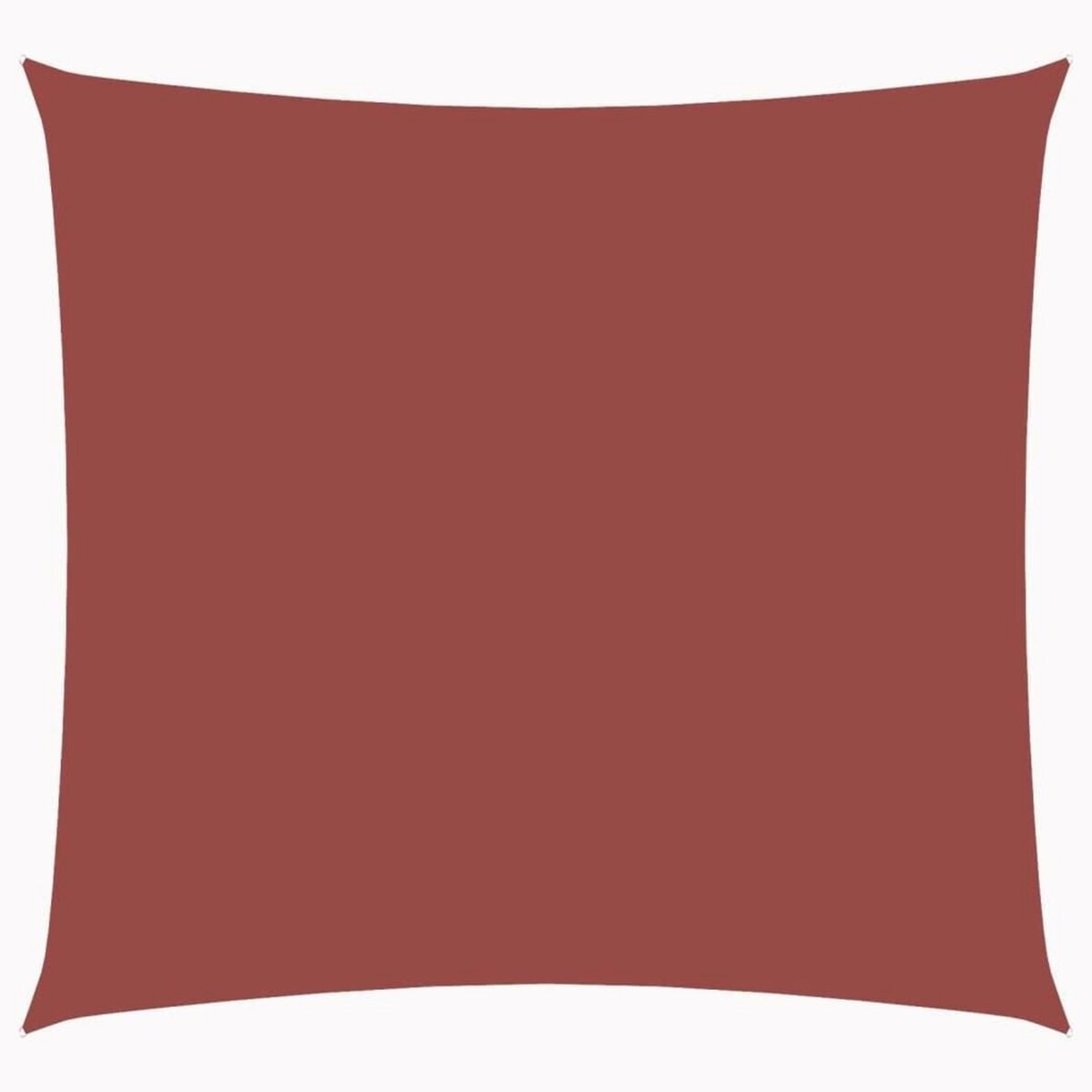 VIDAXL Voile de parasol Tissu Oxford carre 2,5x2,5 m Terre cuite