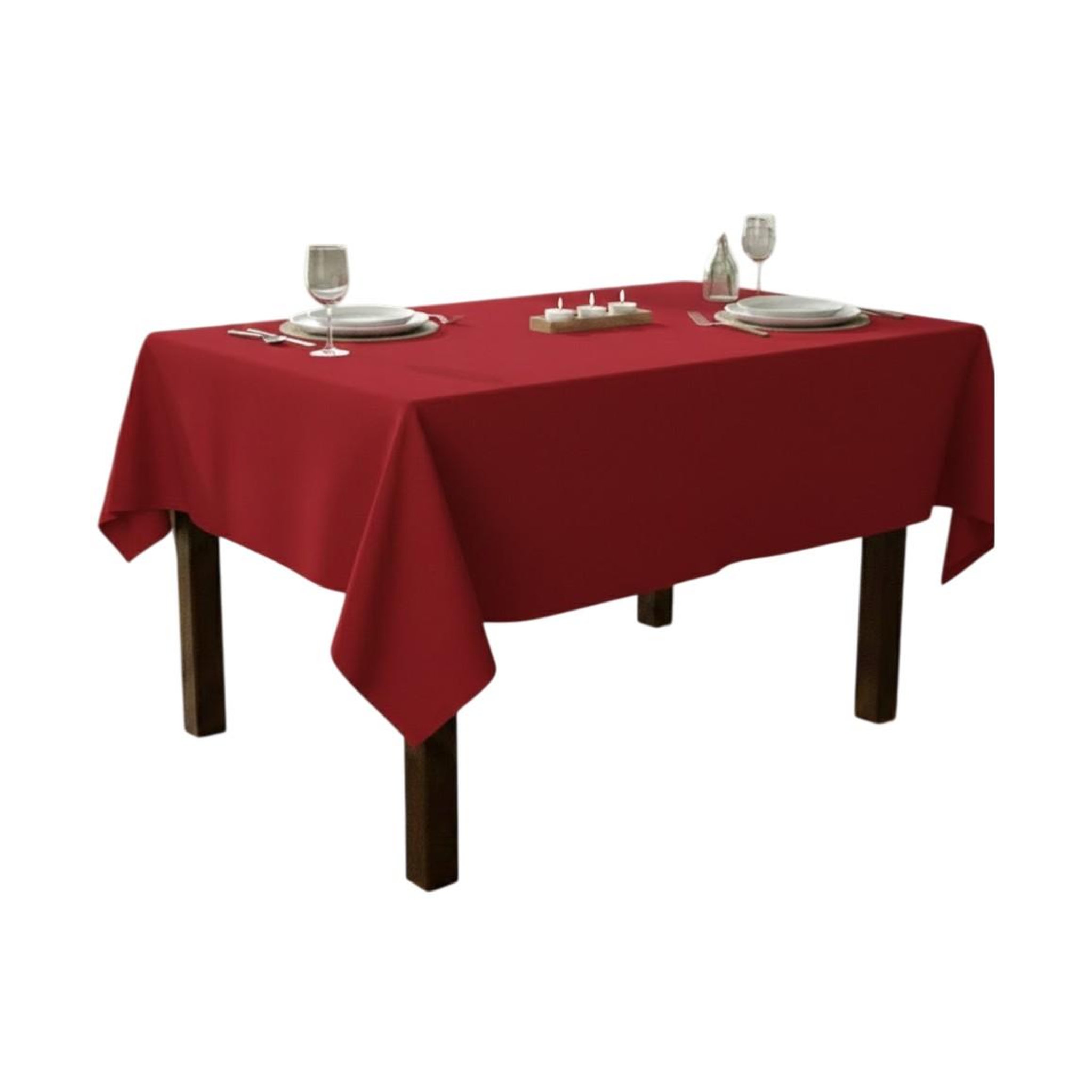Voir la diapositive 1 : Eden Nappe en polyester finition ourlet nels