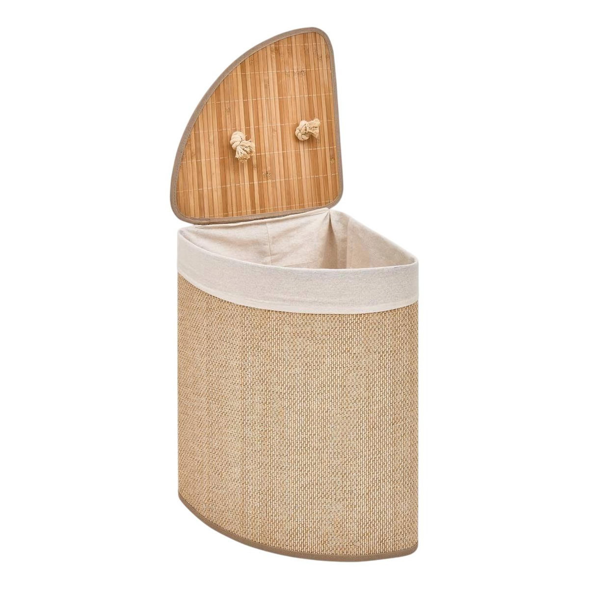 FIVE Panier à Linge d'Angle  Stemy  48L Beige