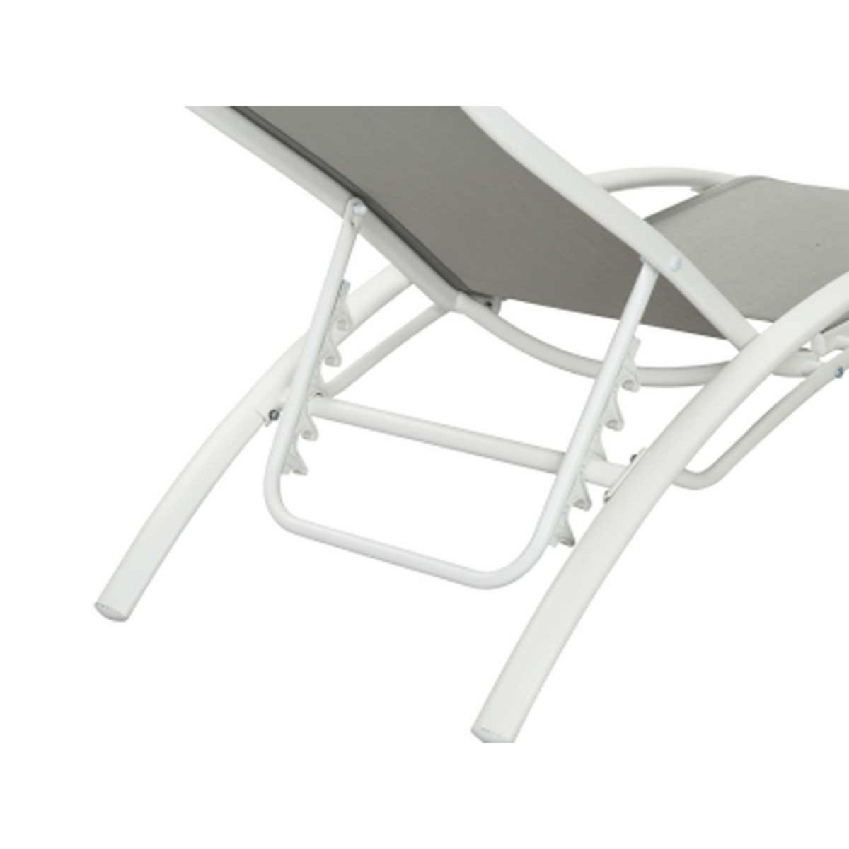 Habitat et Jardin Bain de soleil en aluminium  Beauty  - Phoenix - Gris - Lot de 2