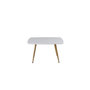 Voir la diapositive 2 : Paris Prix Table Basse Design  Plaza  80cm Blanc & Naturel