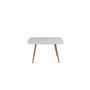 Voir la diapositive 2 : Paris Prix Table Basse Design  Plaza  80cm Blanc & Naturel