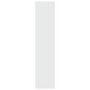 Voir la diapositive 4 : VIDAXL Bibliotheque/Separateur de piece Blanc 100x30x135 cm