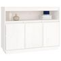 Voir la diapositive 4 : VIDAXL Buffet Blanc 104,5x34x80 cm Bois massif de pin